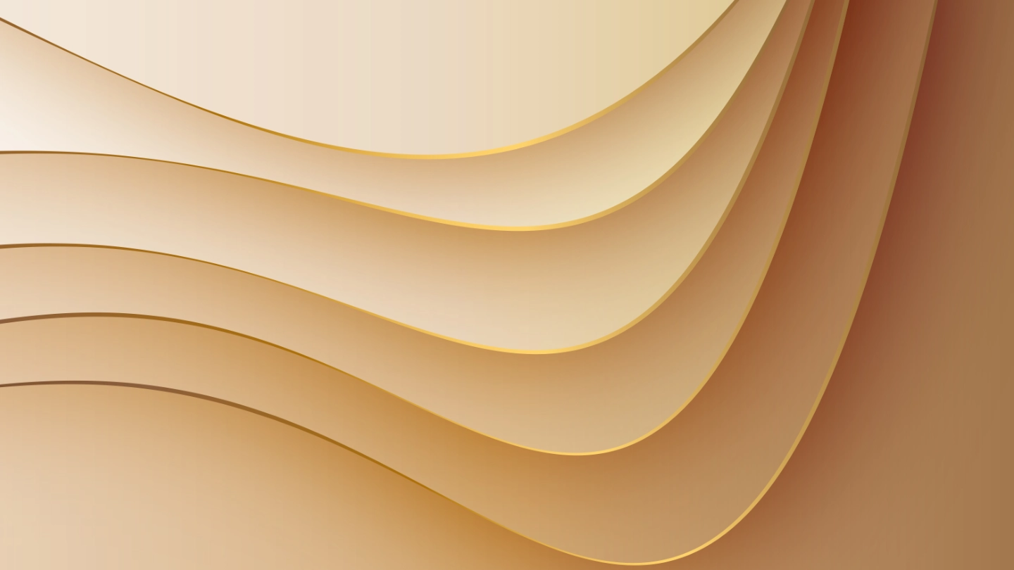 Abstract lines in warm colours